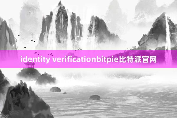 identity verificationbitpie比特派官网