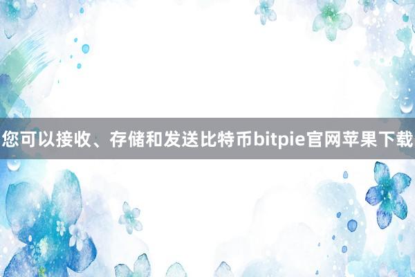 您可以接收、存储和发送比特币bitpie官网苹果下载