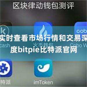 实时查看市场行情和交易深度bitpie比特派官网