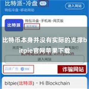 比特币本身并没有实际的支撑bitpie官网苹果下载